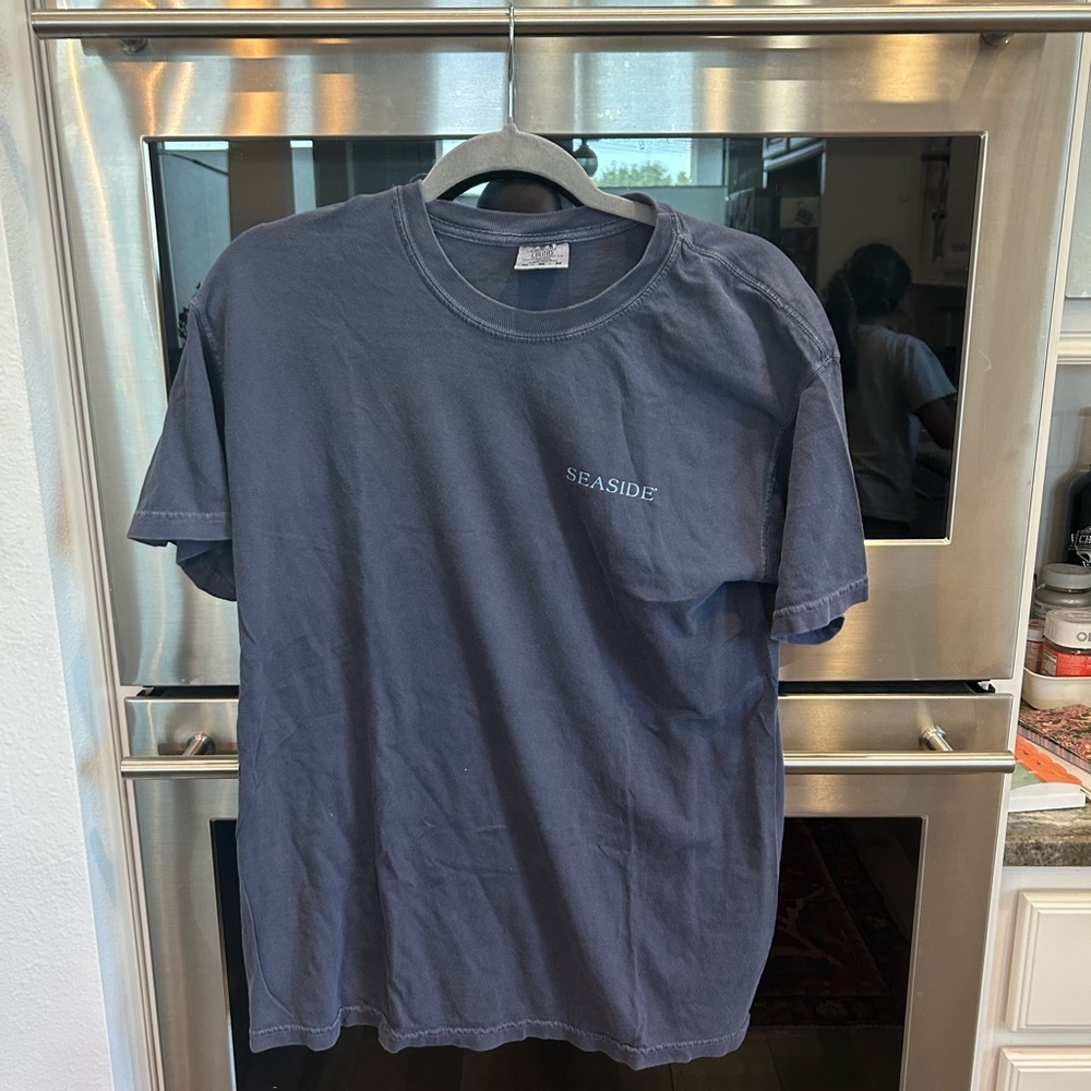 Bella Canvas Short Sleeve Seaside Tee in Navy, Med, GUC